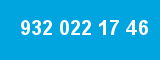 932 022 17 46 932 022 17 46